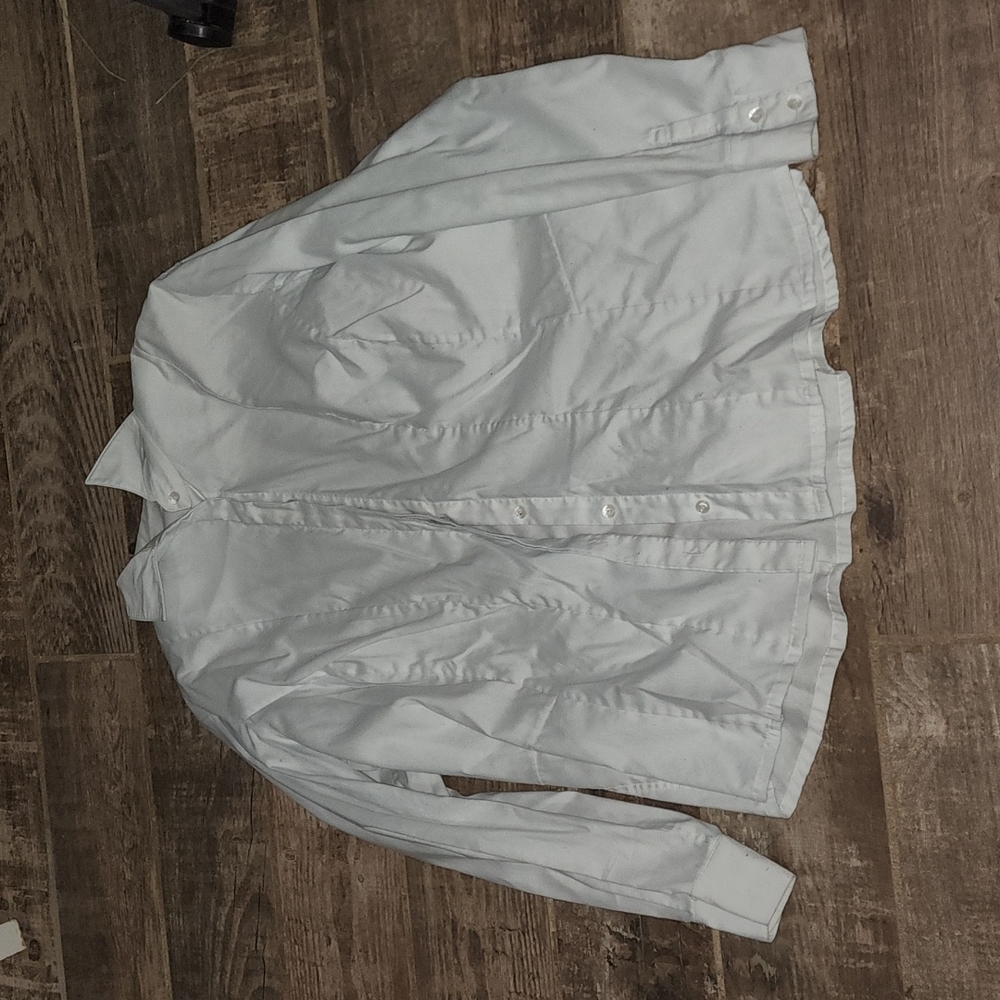 Mens white button up
